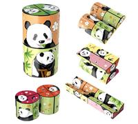 BCTHLBF Panda Magic Cube, 2 in 1 Cube Magic, Rotating Cube Puzzle Toy, Puzzle Magic Cube Toys, 3D Decompression Puzzle Cubes, Rotating Finger Cube Toy, Children Birthday Gift
