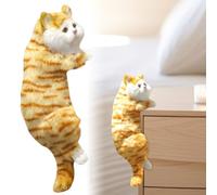 BCTHLBF Simulation Cat Toy - Realistic Soft Plush, Furry Hanging Plush, Cute Animal Toys for Kids, Home Decoration, Cat Decor for Baby Girls Boys