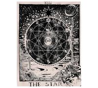 BCTHLBF Tarot Card Wall Tapestry, hanging Zodiac Tapestry Astrology Tapestry Meditation Tapestry Medieval Tarot Decor Wall Tapestry For Bedroom Dorm 130x150cm