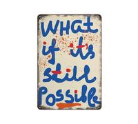 Bctxxa Eccentric Quote Poster Funky Wall Art Dorm Decor Motivational Statement Gift Modern Fun Plaque Culture Wall Decor Metal Sign Plaque Poster 8X12 Inches