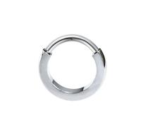 BCughia Titanium Nose Ring 16 Gauge, Silver Geometric Plain Hoop Nose Rings Daith Tragus Rook Conch Helix Cartilage Earring Piercing Jewelry