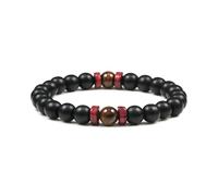 BCughia Womens Bead Bracelets, 8MM Matte Stone Bracelet, Beaded Stretch Bracelets
