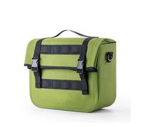 bcumst 15L Multifunctional Saddle Bag Waterproof Cycling MTB Bike Rack Bag 3D Support Big Capacity Motorcycle Saddlebags(Navy Green)