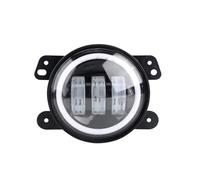 bcumst Car Fog Light Assembly For Dodge For Journey For Magnum For Charger 4 Inch Car LED Headlight 30W Fog Light With White Halo Ring DRL(1 Pcs)