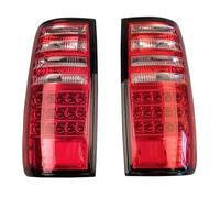 bcumst Car Rear Light For Toyota For Land For Cruiser For FJ80 1991 1992-1997 Turn Signal Reflector Lamp 1 Pair Rear Brake Tail Light Car rear light assembly(Red and White Shell)