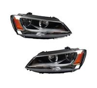 bcumst Headlights Assembly For VW For Jetta For Sagitar 2012-2018 US Version 1Pair Front Bumper Headlight Head Light Headlamp Car Headlight Headlamp Assembly(No.2)