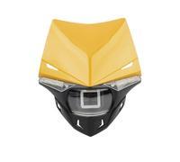 bcumst Motorcycle Headlight Assembly For Kawasaki KX KXF For CR CRF Motorcycle LED Headlight 12V 35W Wick Dirt Pit Bike Accessories(Yellow)