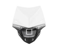 bcumst Motorcycle Headlight Assembly For Kawasaki KX KXF For CR CRF Motorcycle LED Headlight 12V 35W Wick Dirt Pit Bike Accessories(WHITE)