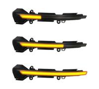 bcumst Wing Mirror Indicator For SEAT Leon Mk3 5F Ibiza Mk5 KJ Arona 2018 Suitable 2-piece dynamic LED turn signal side mirror indicator light(Blue-Yellow)