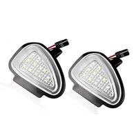 bcumst Wing Mirror Indicator For VW For Golf 6 MK6 For GTI 2009-2019 Cabriolet For Touran 2011-2014 2x Error Free White Led Unr Si Mirror Puddle Courtesy