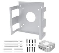 Bcuuozeeing Aluminium Metal Bracket (Silver)