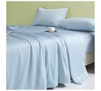 BCVPGF Cooling Blanket for Night Sweats, Cooling Fiber Summer Blankets, Ice Cooling Blankets Double Sided Cold Effect Cool Blankets for Sleeping, Adult Kids Single/Double Bed,Light Blue-105x150cm