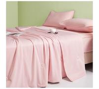 BCVPGF Cooling Blanket for Night Sweats, Cooling Fiber Summer Blankets, Ice Cooling Blankets Double Sided Cold Effect Cool Blankets for Sleeping, Adult Kids Single/Double Bed, Pink-200x230cm