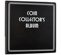 BCW 1-ALB3C-CN-BLK 3 in. Album-Coin Collectors-Black