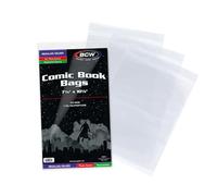 BCW 100 Pcs Resealable Silver Thick Comic Bags [German Version]