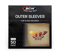 BCW 12-Inch Vinyl Record Sleeves Outer - 50 Pack | Vinyl Record Sleeves | 3-Mil Polyethylene Protection