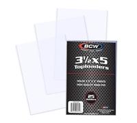 BCW 3.5x5 Topload Holder - 25 Pack | Premium Rigid Plastic Protector Case for Trading Cards, Index Cards, and Photos | Perfect Fit for Transformer TCG, Magic: The Gathering, and More