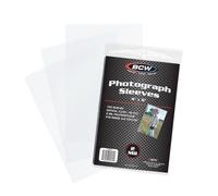 BCW 4x6 Photograph Sleeves - 1 ct | Archival Quality Crystal Clear Polypropylene | Acid-Free for Art Prints, Postcards, Pictures, and More!