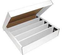 BCW Super Monster 5 Row Storage Box (5000 Ct.) - Corrugated Cardboard Storage Box - Trading Cards Collecting Supplies