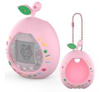 BCWEGION Silicone Protective Case for Tamagotchi Nano x Sanrio, PAC-Man Device, My Melody, Kuromi, My Melody ver, Hello Kitty Electronic Pets, Silicone Case with Ball Chain