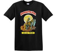 BCYKGEB Men's Garbage Pail Kids Shirt Dead Ted Gpk 1980S New Tee T Shirts Black