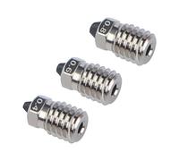 BCZAMD 3D Printer Accessories X1 P1P Nozzle Hardened Steel 0.4 0.6 0.8 mm Bimetal Extruder Nozzle Replacement: High Temperature Wear Resistant Smooth Extrusion Durable for 3D Printing