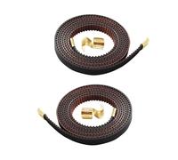 BCZAMD Anycubi Kobra2 Neo 3D Printer Accessories Original Belt Replacement Kit: 810 mm X and 790 mm Y-Axis 2GT 6 mm Rubber Fibreglass Non-Slip Drive Open Timing Belt with Copper Buckles Clamps