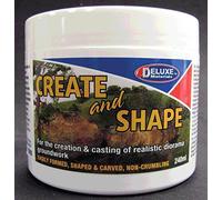 BD-20 Create & Shape (240ml) A lightweight, non-sagging scenic modelling material for the creation and casting of realistic diorama groundwork.