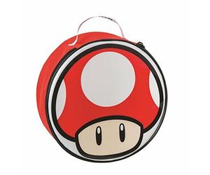 BD&A AMIIBO Super Mushroom Case 1UP Nintendo Red Soft Messenger Bag