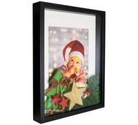 BD ART Shadow Box 3D 12x16 Inch, Display Box Photo Frames, Black Photo Frame with Wall and Tabletop for 8x11 Photo, for Crafts, Photos, Souvenir, Baby Items, dried Flowers, Medals