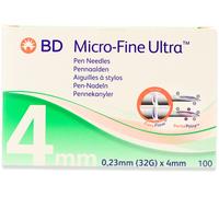 BD Micro-Fine Ultra Pen Needles 32G x 4MM 100 Pack