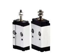 BDA Series Free Installation Cylinder 6/10/16mm Bore Mounter Small Pneumatic Cylinders 5/10/15/20/30/40/50mm Stroke(Bore 16mm,Stroke 50mm)