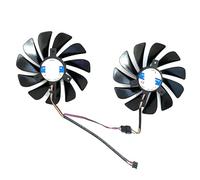 BDAKQJV graphics card 2PCS CF1010U12S FDC10U12S9-C 4PIN 95MM Compatible with 56 RX Vega 64 Non-public XFX RX580 590 GPU Graphics Card(CF1010U12S)
