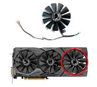 BDAKQJV graphics card 7PIN FDC10U12S9-C FDC10H12S9-C Compatible with GTX1060 1070 1080 1080ti ROG STRIX Graphics Card Fan(1 FAN-7PIN)