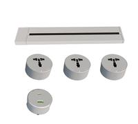 BDAYEK Power strips Flexible Socket Configuration - Modular Design, Keep The Space Tidy, Safe and Reliable, Suitable for Various Scenarios(White,50CM)