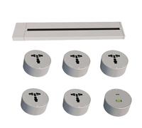 BDAYEK Power strips Flexible Socket Configuration - Modular Design, Keep The Space Tidy, Safe and Reliable, Suitable for Various Scenarios(White,100CM)