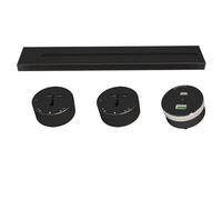 BDAYEK Power strips Flexible Socket Configuration - Modular Design, Keep The Space Tidy, Safe and Reliable, Suitable for Various Scenarios(Black,40CM)