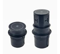 BDAYEK Power strips Press The Pneumatic Lift Socket, Wirelessly Charge The Desktop, Draw Power from All Sides, Easy to Install(Black,Charging)