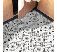 BDAYEK Tile Stickers Tile Stickers Elegant Black White Kitchen Stick On Tiles Transfers PVC Self Adhesive Durable for Bathroom Oil-Proof Removable(30x30cm/10 pcs)