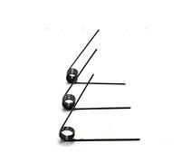 BDAYEK Torsion spring 10pcs V-Spring 0.6 Wire Diameter 180/120/90/60 Degree T0RSl0N Spring Small Hairpin(3.0MM-0.6MM,3 laps 180 degrees)