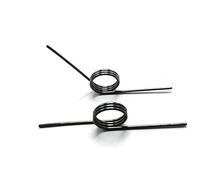 BDAYEK Torsion spring 12 PCS Return Spring Wire Diameter 0.7mm V-Shaped Helicaltorsio Ring Angle 60/90/120/180 Degrees T0RSl0N 65Mn(9.0mm-90 Degrees,6.3mm(9 laps))
