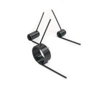 BDAYEK Torsion spring 5pcs 65Mn Steel V-Shaped Helical Torsion Spring Helicaltorsio Ring Wire Diameter 1.0mm Angle 60 90 120 180 Degrees(6.5mm-1.0mm,6mm (60 degrees))