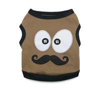 BDBDFYF Dog Coats Pet Clothes Cat Vest-brown Bearded Man-xl
