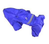 BDBDFYF Dog raincoats waterproof Pet Clothes Raincoat Double Layer Rain Four Seasons Clothes-blue-xl