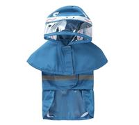 BDBDFYF Dog raincoats waterproof Raincoat Animal Shape Universal Pet Raincoat-yy48 Shark-m