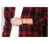 BDDCYWY 925 Silver Bracelet Jewelry Men's Bracelet, Domineering Bracelet Jewelry Accessories Chain Boyfriend Gift Souvenir