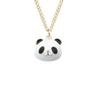 BDDCYWY 925 Sterling Silver Panda Necklace For Women And Girls, Panda Penddants&Necklaces Cute Panda, Panda Jewelry, Red Panda Necklace For Girls, Panda Locket, Panda Coin Pendant, Sterling Silver, No