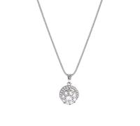 BDDCYWY Crystal Necklace,Exquisite 925 Square Zircon Necklace for Women Cubic Zirconcle Celegant Necklaces Party Jewelry Gift/