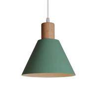 BDDCYWY E27 Screw Single-Head Pendant Light,Nordic Personality Chaner,Creative Industrial Style Iron Art Hanging Lamp,Corridor Restaurant Kitchen Island Decorative Lighting Fixtures Lucky Star (Green)
