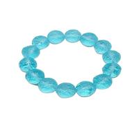 BDDCYWY for Meditation 16mm Moldavite Czech Meteorite Impact Glass Bracelet Natural Rough Stone Crystal Energy Stone 1pc Chakra Reiki Balancing (Color : Light Green)